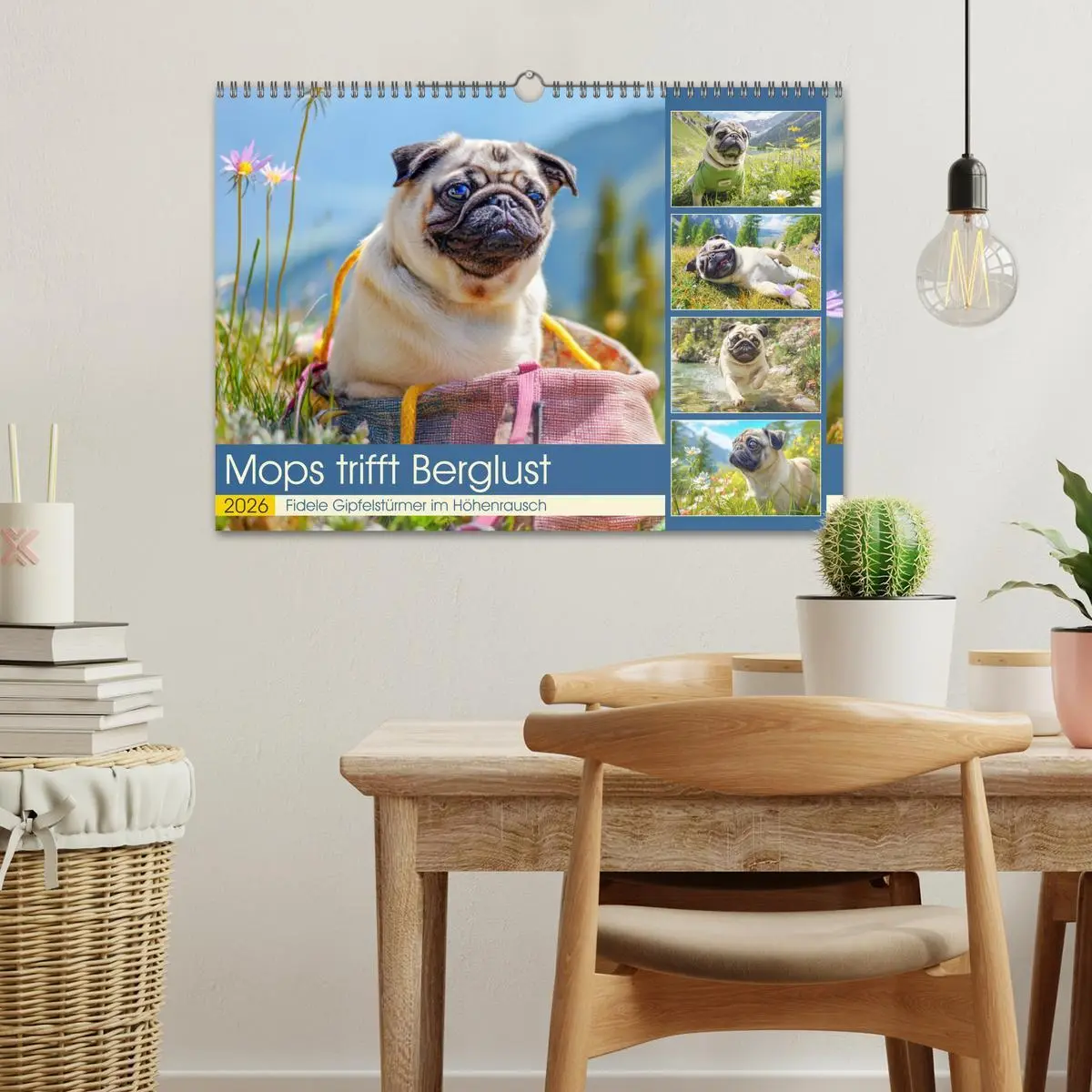 Bild: 9783457942253 | Mops trifft Berglust. Fidele Gipfelstürmer im Höhenrausch...