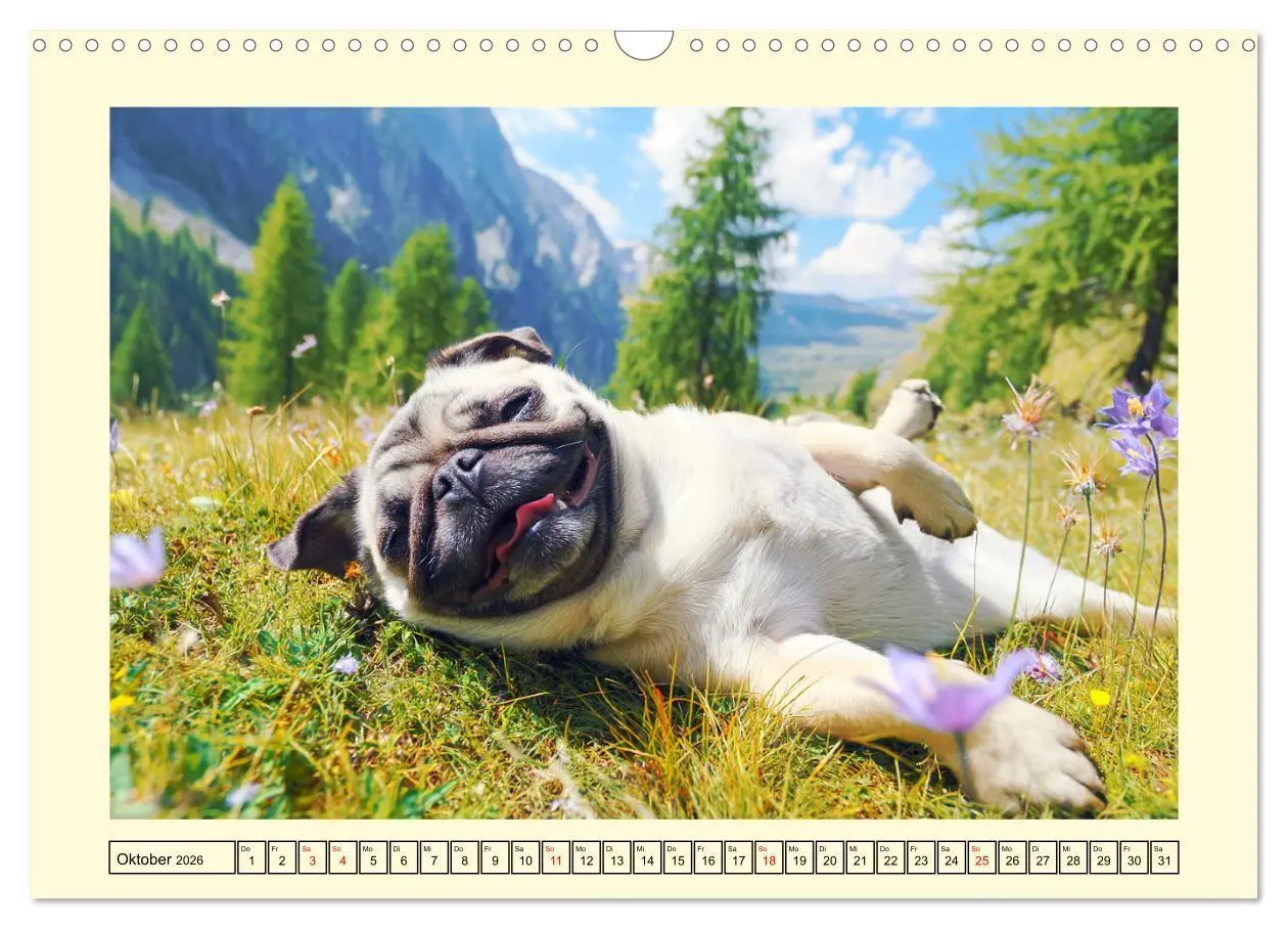 Bild: 9783457942253 | Mops trifft Berglust. Fidele Gipfelstürmer im Höhenrausch...