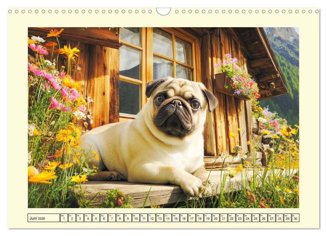Bild: 9783457942253 | Mops trifft Berglust. Fidele Gipfelstürmer im Höhenrausch...