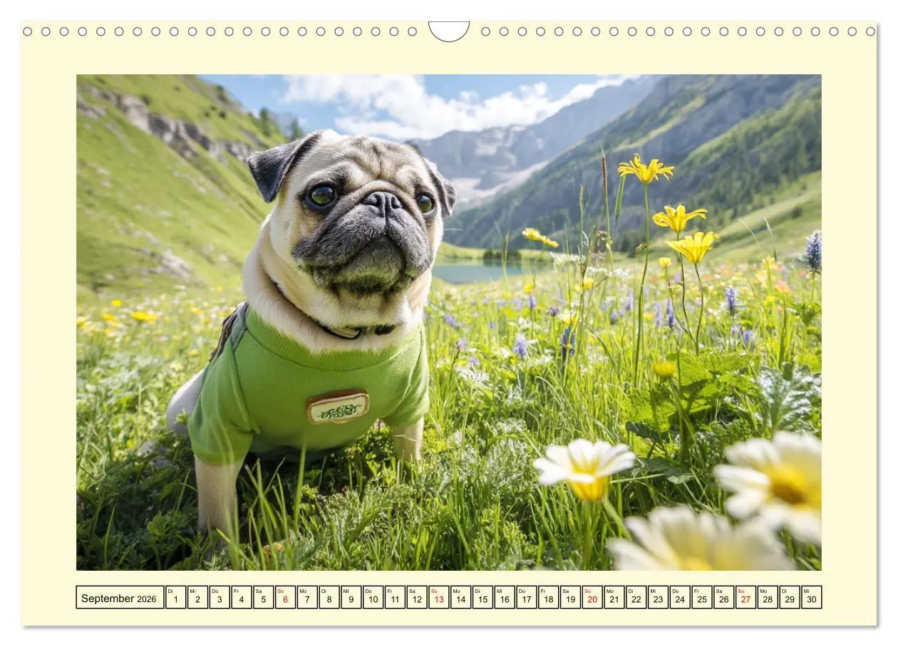 Bild: 9783457942253 | Mops trifft Berglust. Fidele Gipfelstürmer im Höhenrausch...