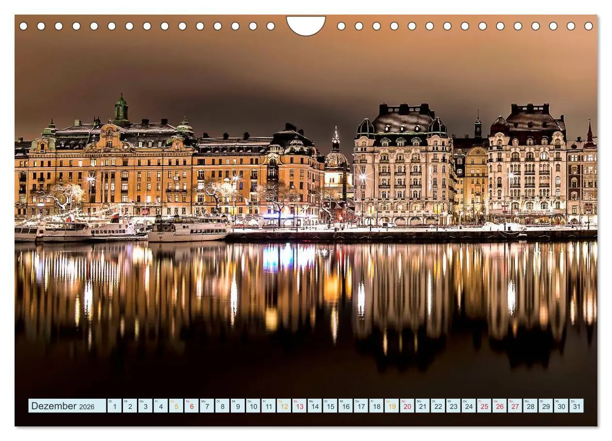 Bild: 9783516032253 | Stockholm - Venedig des Nordens (Wandkalender 2026 DIN A4 quer),...