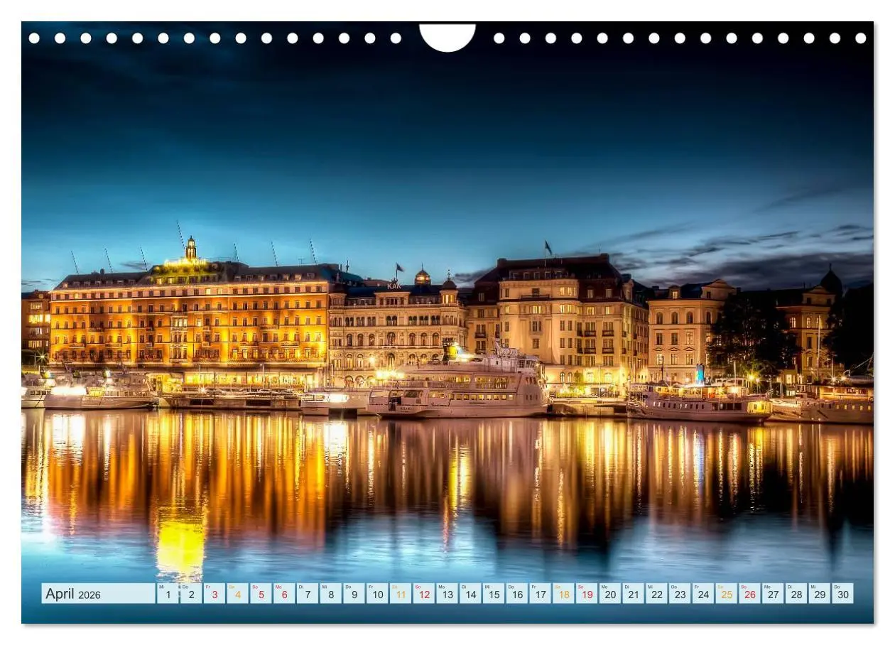 Bild: 9783516032253 | Stockholm - Venedig des Nordens (Wandkalender 2026 DIN A4 quer),...