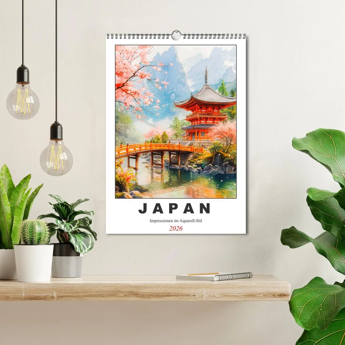 Bild: 9783516272253 | Japan. Impressionen im Aquarell-Stil (Wandkalender 2026 DIN A3...