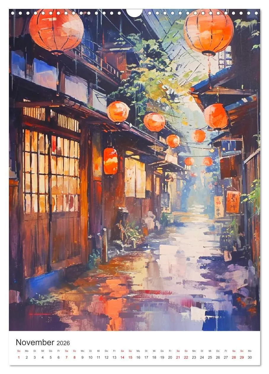 Bild: 9783516272253 | Japan. Impressionen im Aquarell-Stil (Wandkalender 2026 DIN A3...