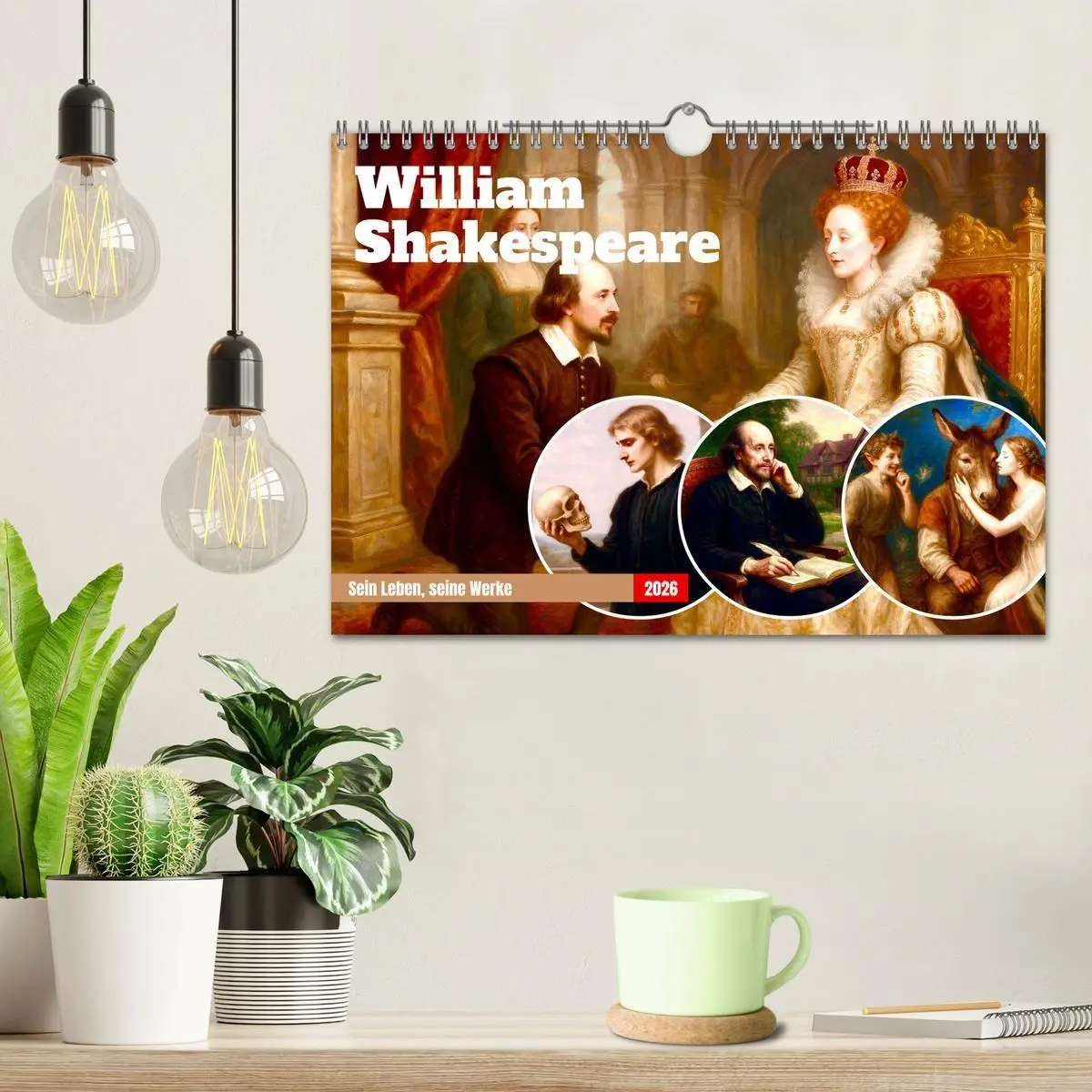 Bild: 9783516652253 | William Shakespeare (Wandkalender 2026 DIN A4 quer), CALVENDO...
