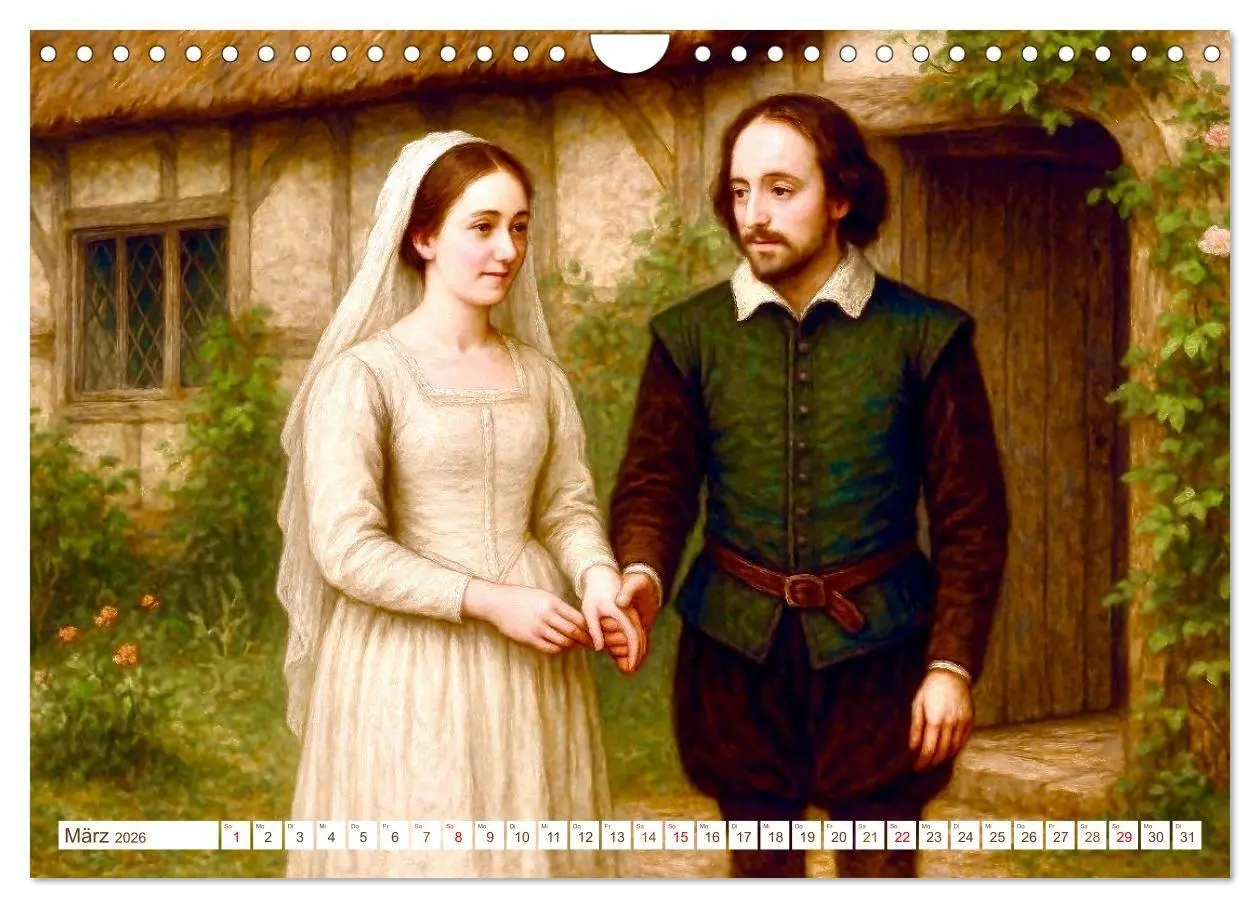 Bild: 9783516652253 | William Shakespeare (Wandkalender 2026 DIN A4 quer), CALVENDO...
