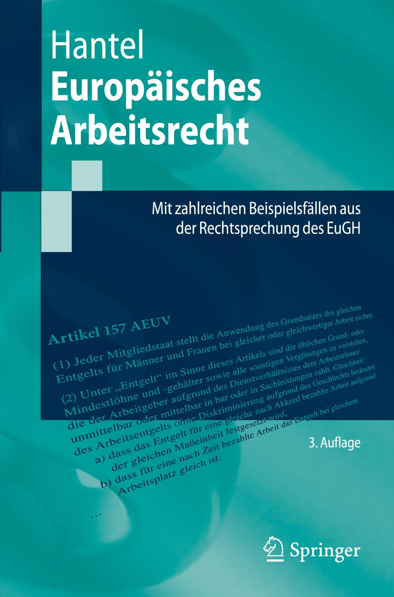 Cover: 9783662702253 | Europäisches Arbeitsrecht | Peter Hantel | Taschenbuch | xxiii | 2025