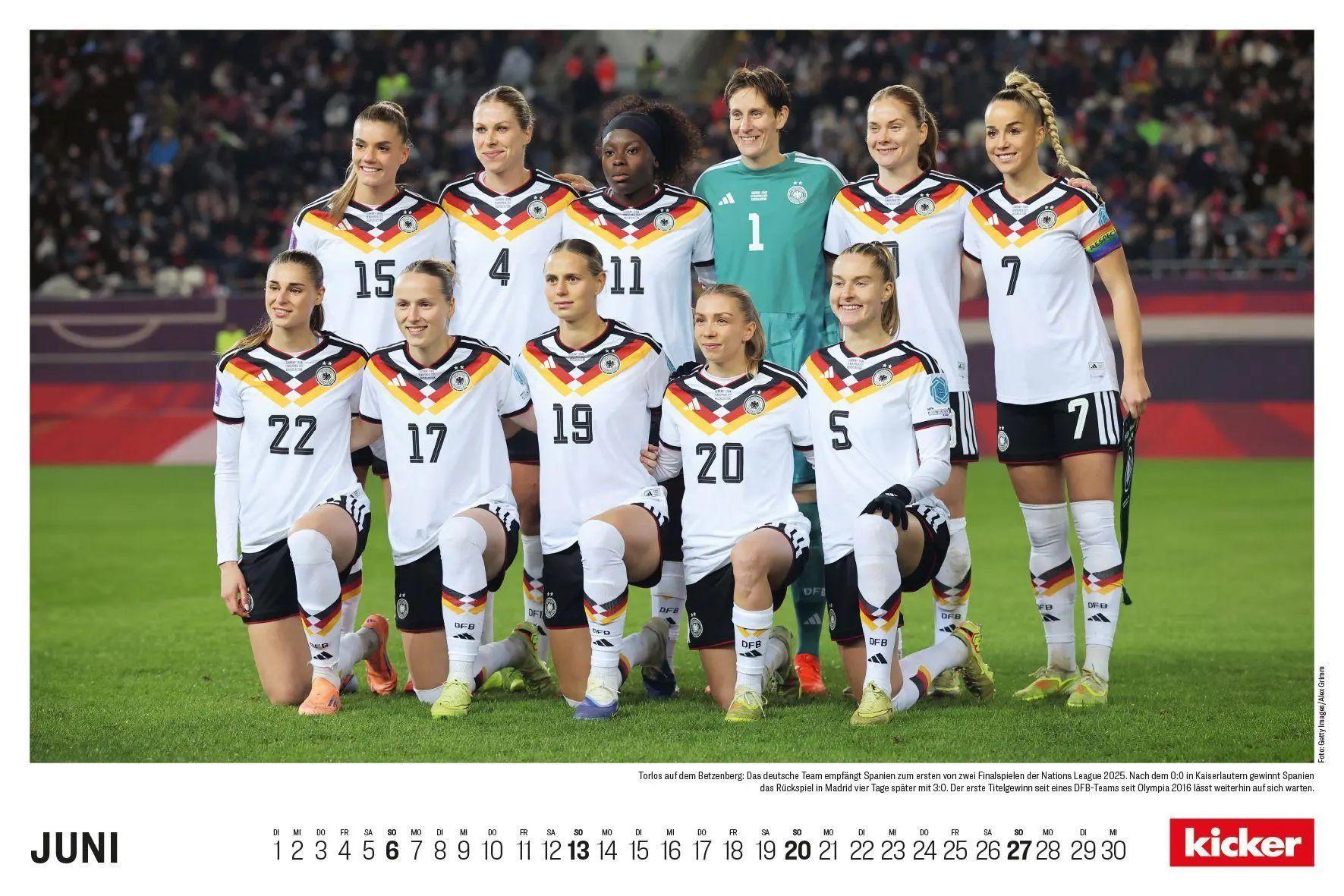 Bild: 9783667132253 | Die Frauen-Nationalmannschaft 2027 | Kalender | 14 S. | Deutsch | 2027