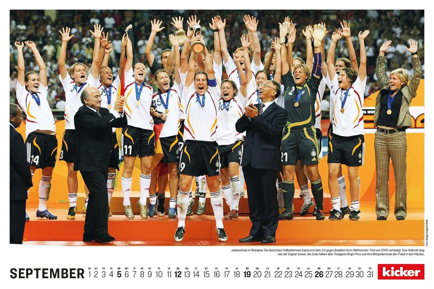 Bild: 9783667132253 | Die Frauen-Nationalmannschaft 2027 | Kalender | 14 S. | Deutsch | 2027