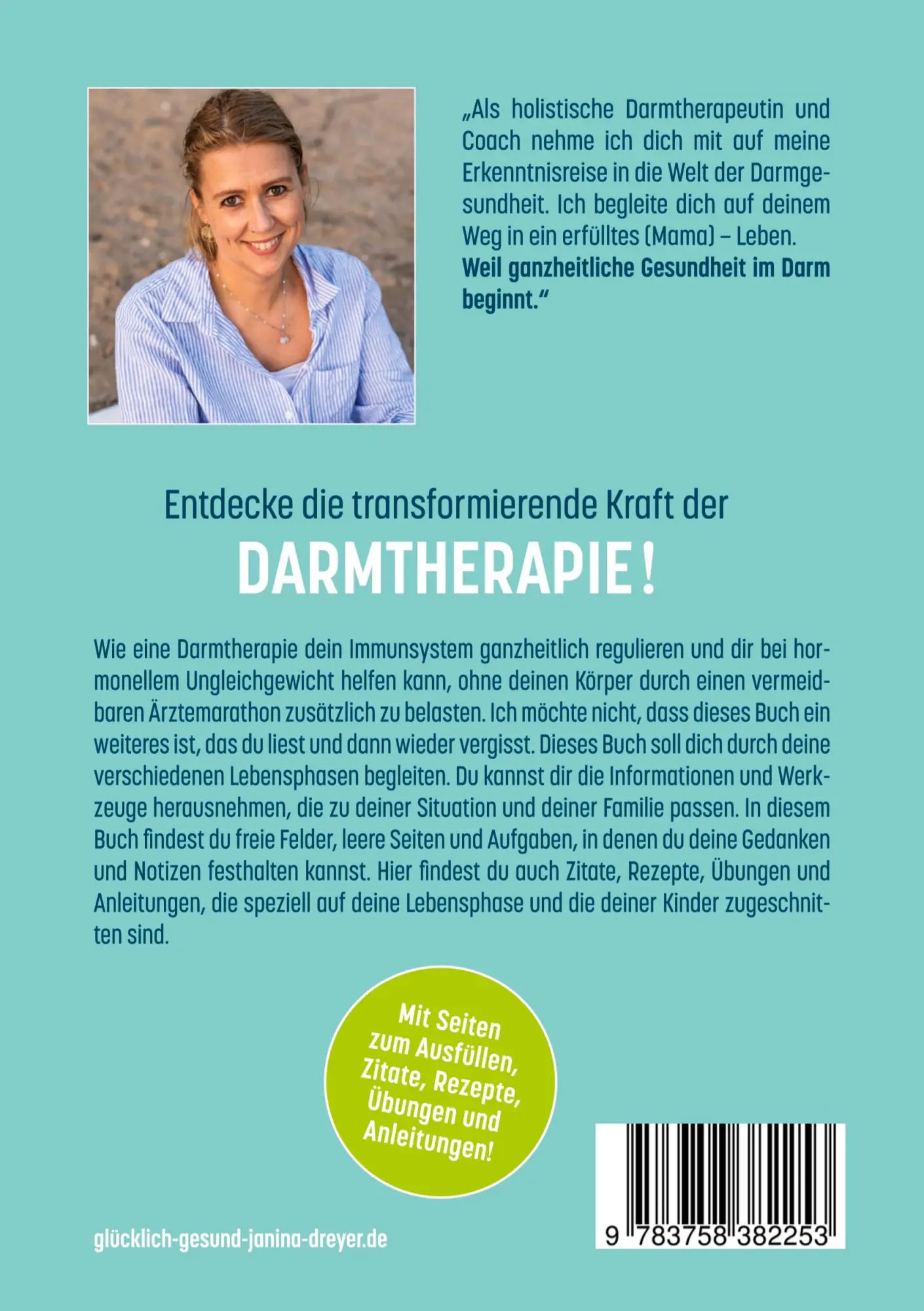 Rückseite: 9783758382253 | Entdecke die transformierende Kraft der Darmtherapie | Janina Dreyer