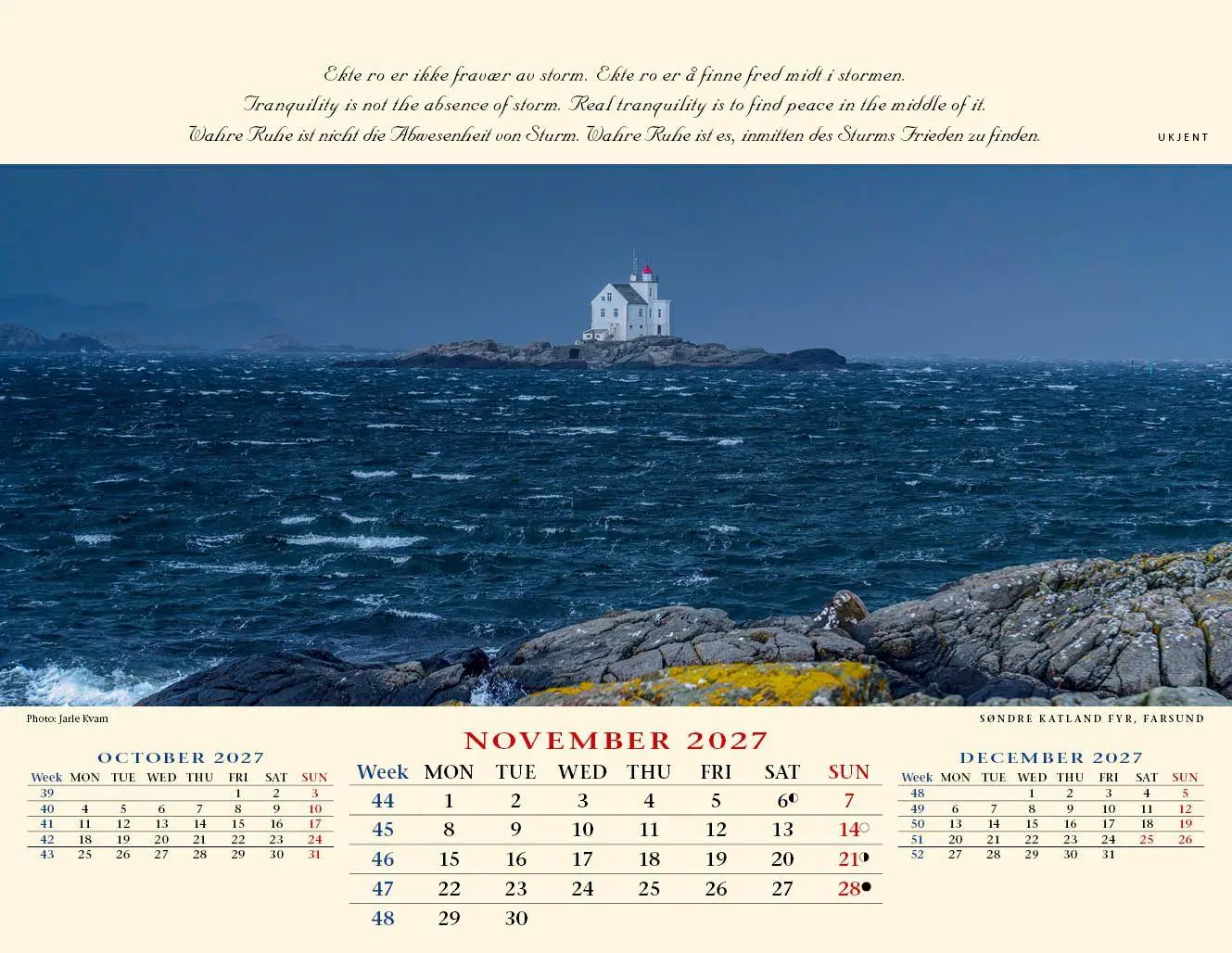 Bild: 9783930232253 | Panorama Norwegen 2027 Tischkalender | Kalenderforlaget | Kalender