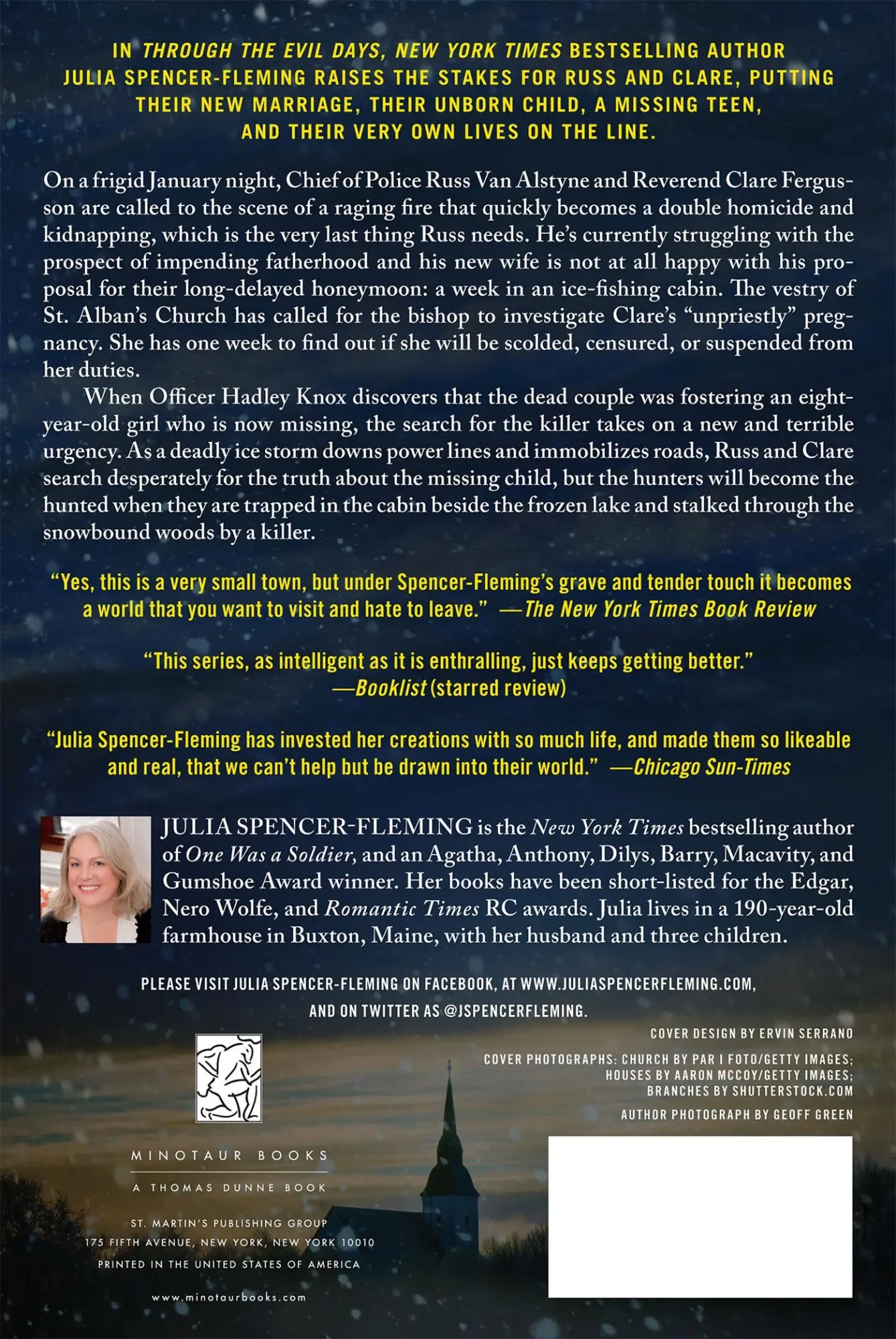 Rückseite: 9781250052353 | Through the Evil Days | Julia Spencer-Fleming | Taschenbuch | Englisch