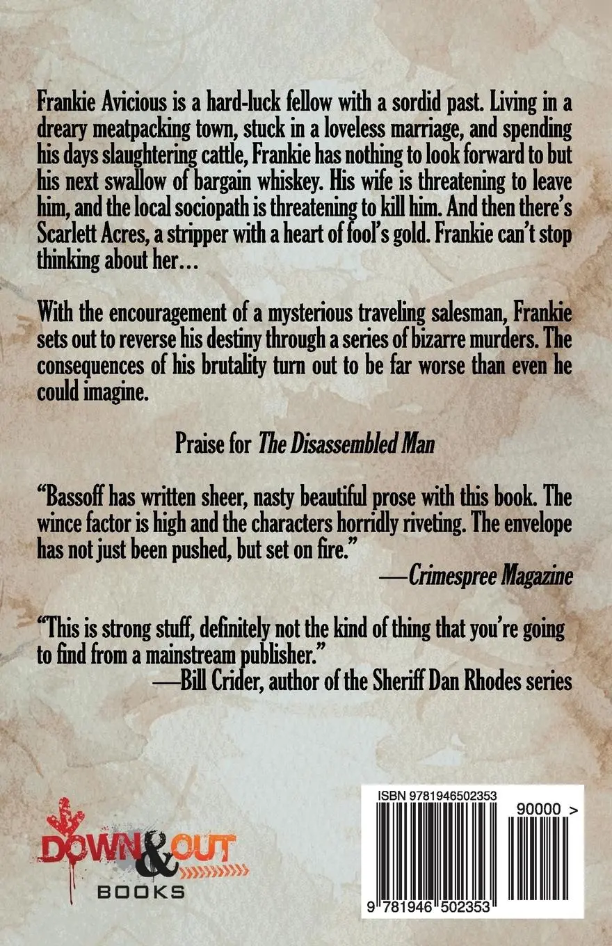 Rückseite: 9781946502353 | The Disassembled Man | Jon Bassoff | Taschenbuch | Englisch | 2017