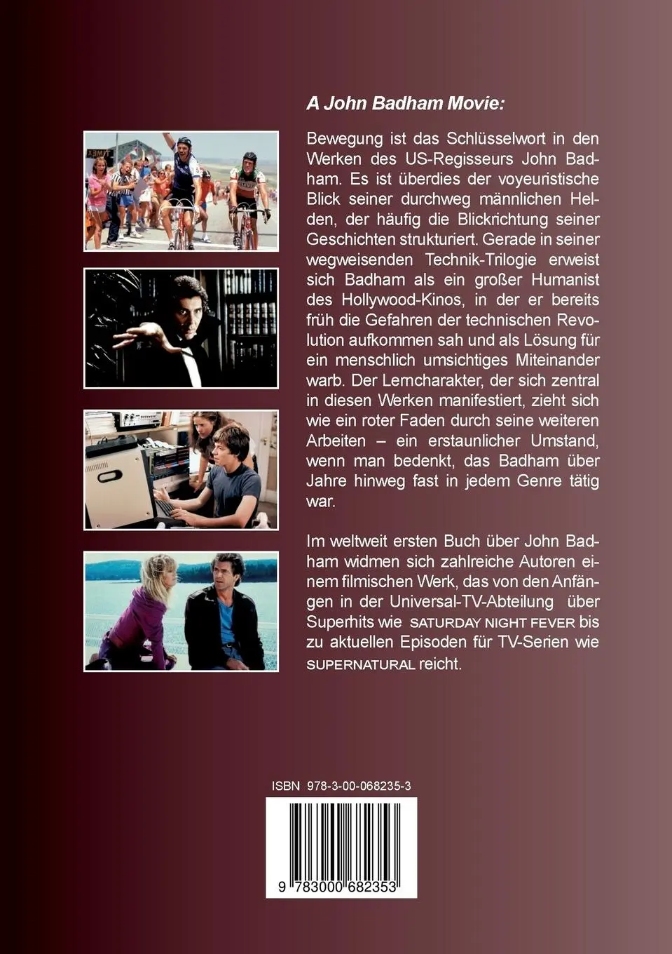 Rückseite: 9783000682353 | John Badham | Blick und Bewégung | Michael Flintrop | Taschenbuch
