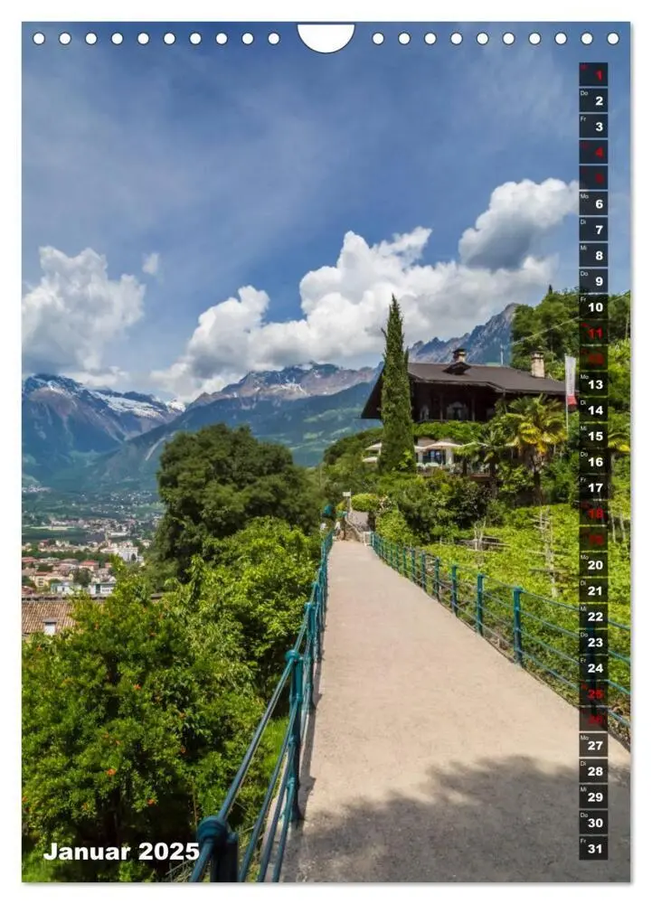 Bild: 9783457002353 | Stadtherz MERAN (Wandkalender 2025 DIN A4 hoch), CALVENDO...