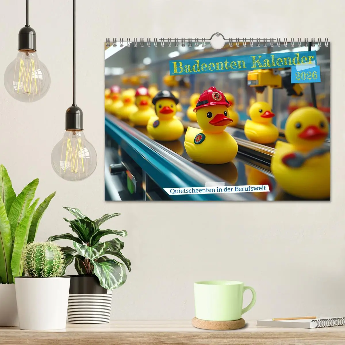 Bild: 9783457312353 | Badeenten Kalender - Quietscheenten in der Berufswelt (Wandkalender...