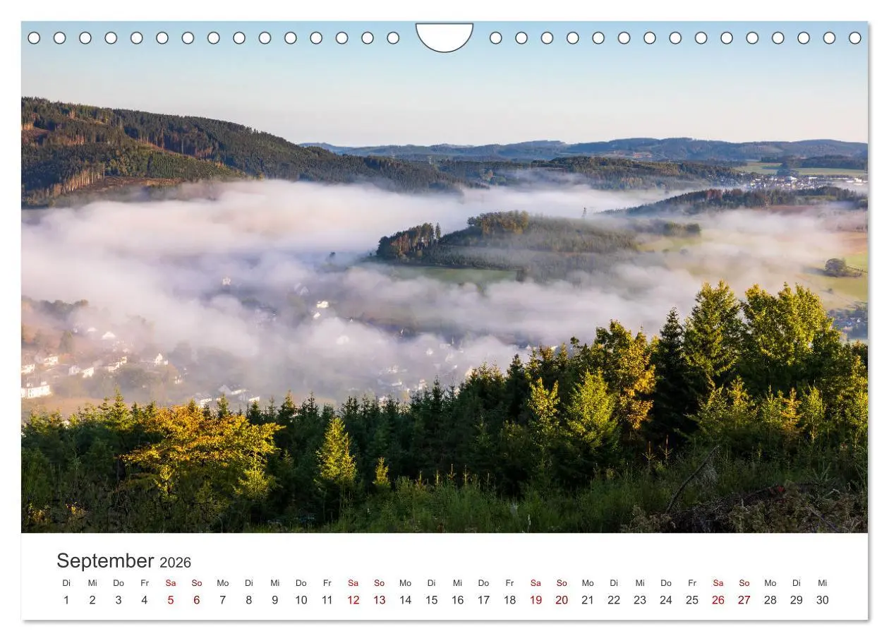 Bild: 9783457552353 | Das Sauerland im Wechsel der Jahreszeiten (Wandkalender 2026 DIN A4...