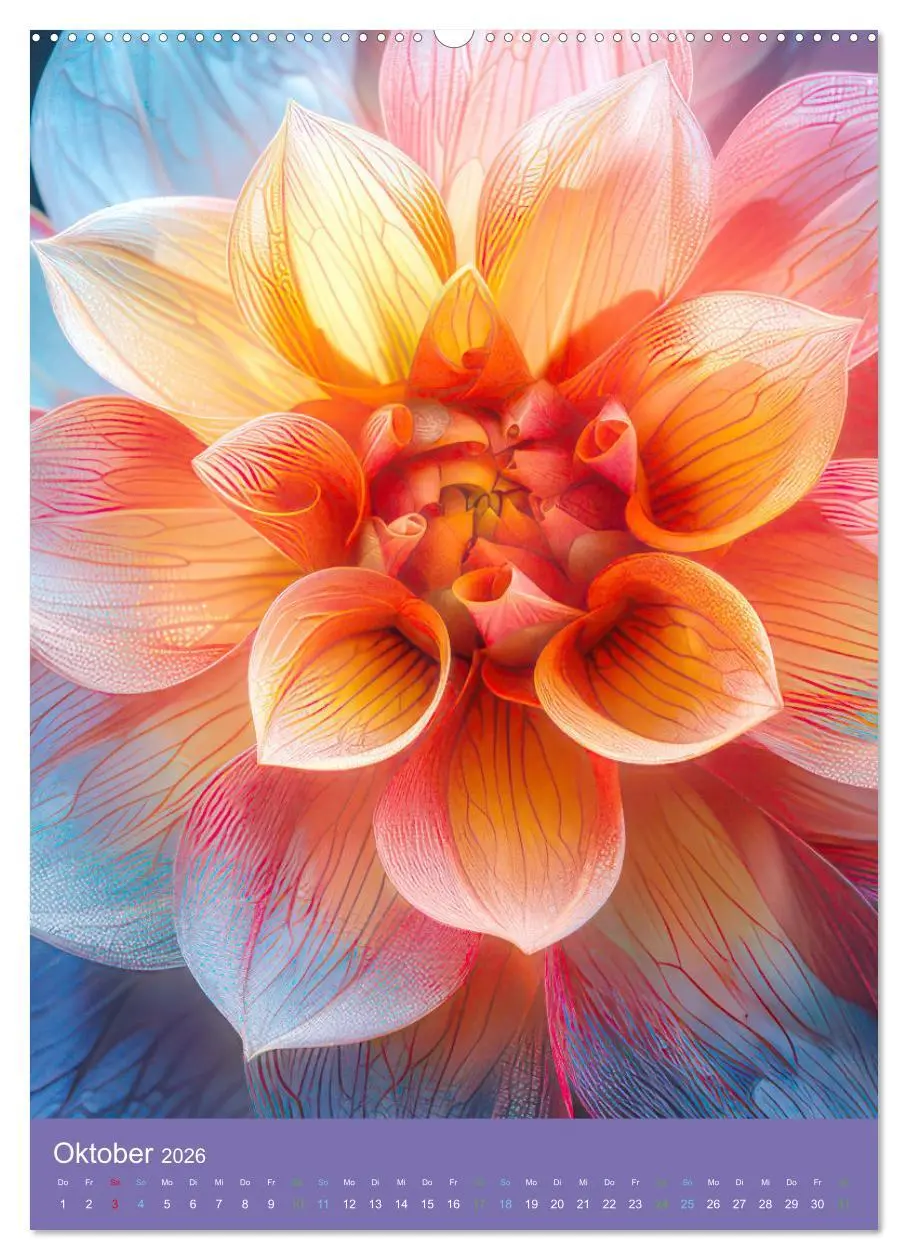 Bild: 9783516262353 | Blumen der Fantasie (hochwertiger Premium Wandkalender 2026 DIN A2...
