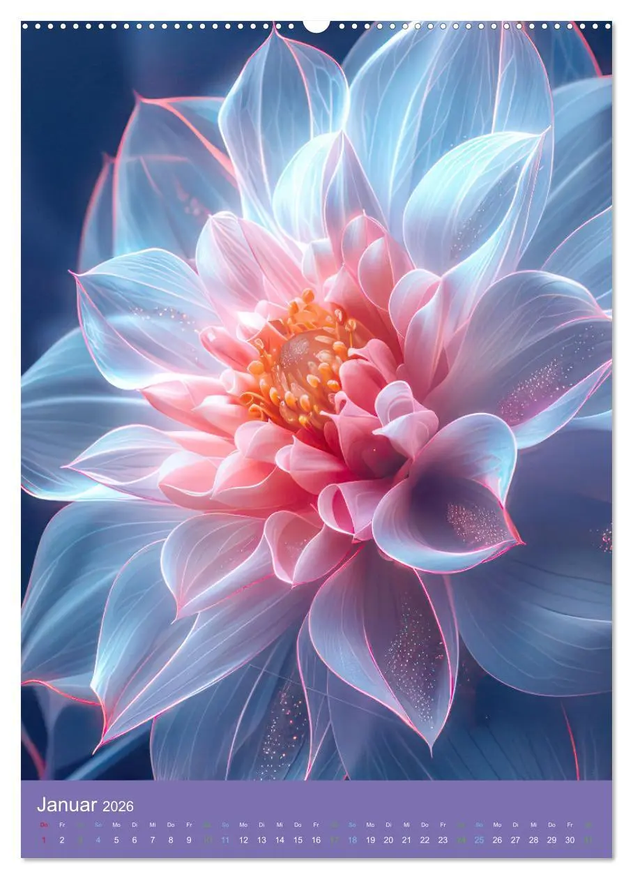 Bild: 9783516262353 | Blumen der Fantasie (hochwertiger Premium Wandkalender 2026 DIN A2...