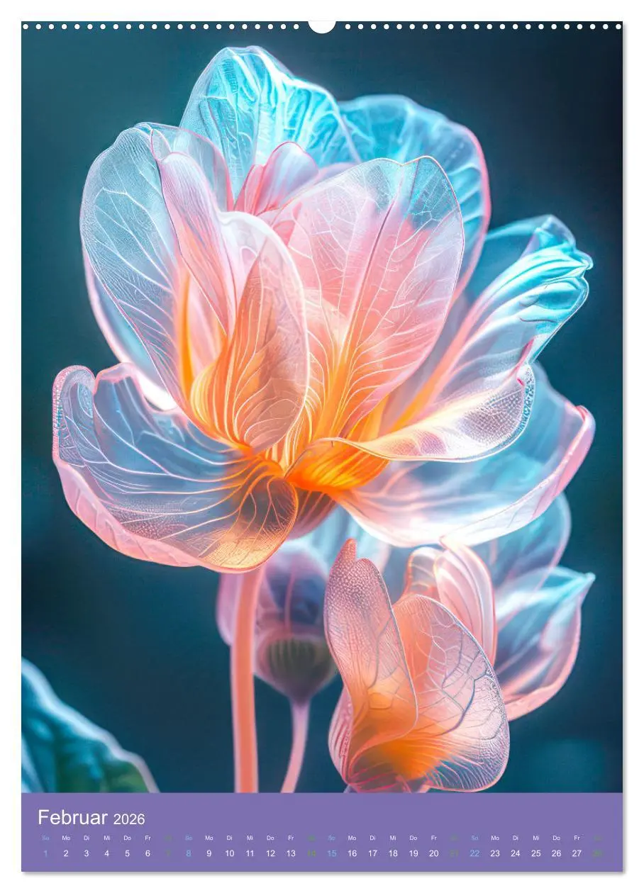 Bild: 9783516262353 | Blumen der Fantasie (hochwertiger Premium Wandkalender 2026 DIN A2...