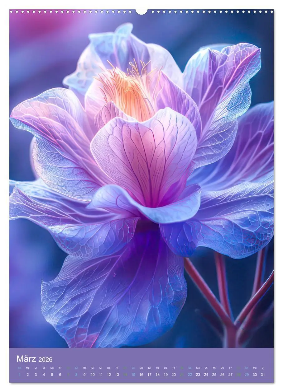 Bild: 9783516262353 | Blumen der Fantasie (hochwertiger Premium Wandkalender 2026 DIN A2...