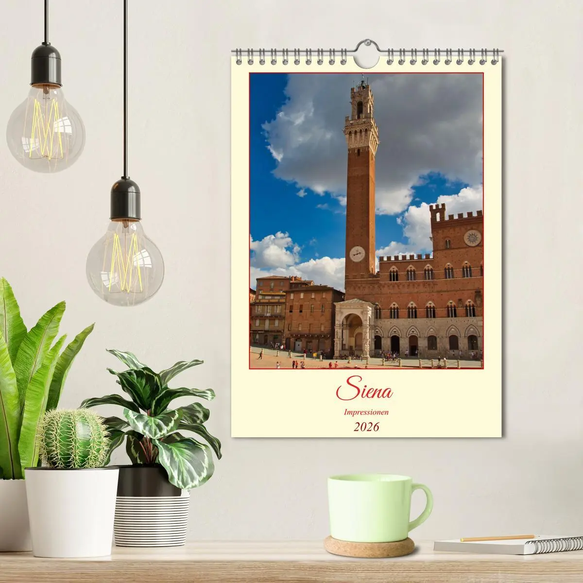 Bild: 9783516332353 | Siena - Impressionen (Wandkalender 2026 DIN A4 hoch), CALVENDO...