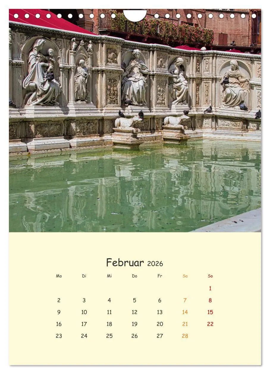 Bild: 9783516332353 | Siena - Impressionen (Wandkalender 2026 DIN A4 hoch), CALVENDO...