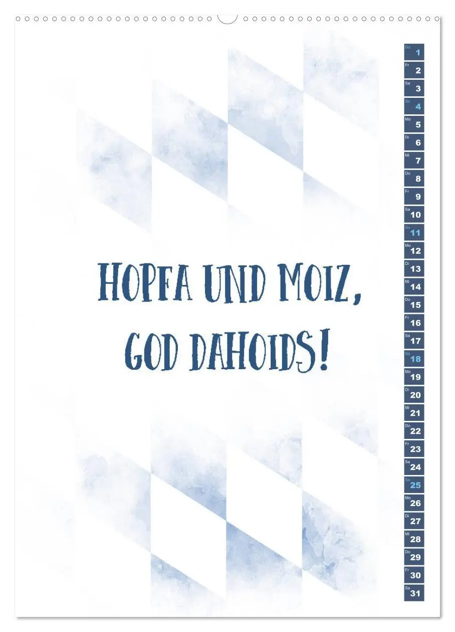 Bild: 9783516402353 | BAYRISCH Zünftige Sprüche (Wandkalender 2026 DIN A2 hoch), CALVENDO...