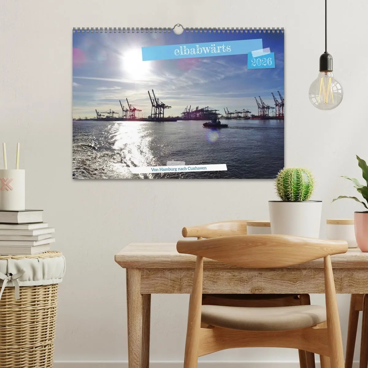 Bild: 9783516642353 | elbabwärts - Von Hamburg nach Cuxhaven (Wandkalender 2026 DIN A3...