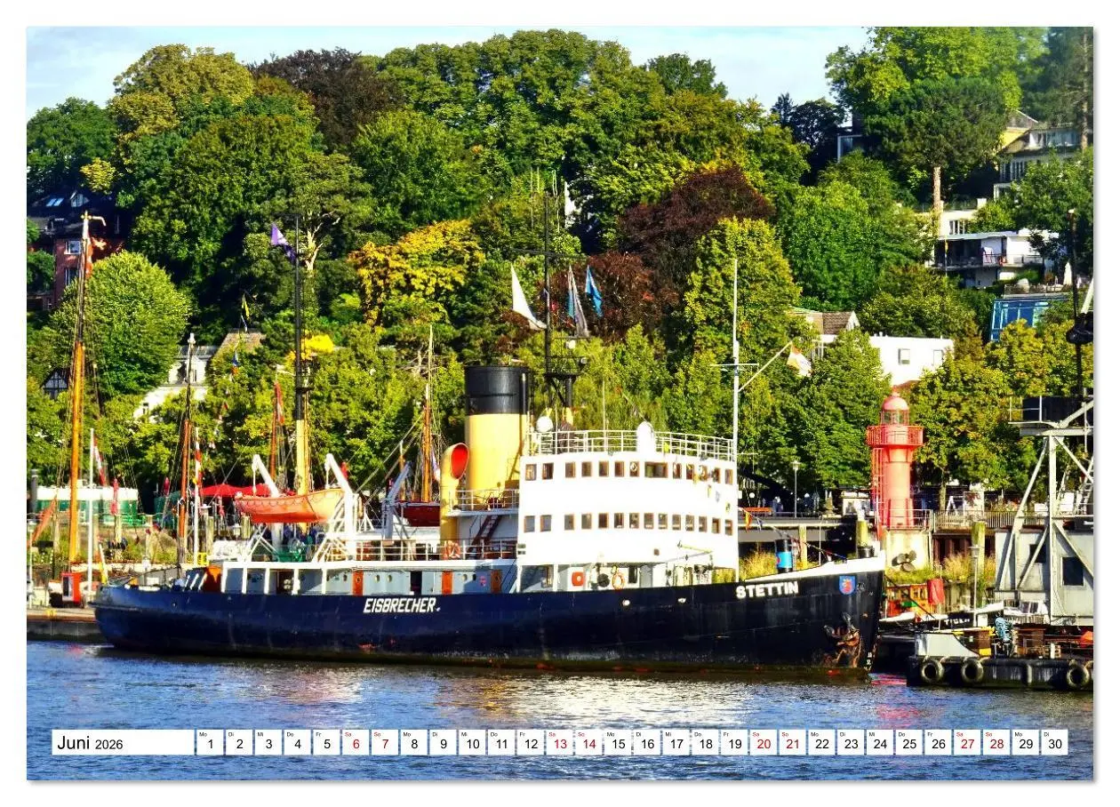 Bild: 9783516642353 | elbabwärts - Von Hamburg nach Cuxhaven (Wandkalender 2026 DIN A3...