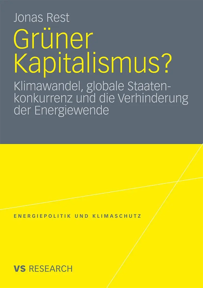 Cover: 9783531182353 | Grüner Kapitalismus? | Jonas Rest | Taschenbuch | 252 S. | Deutsch