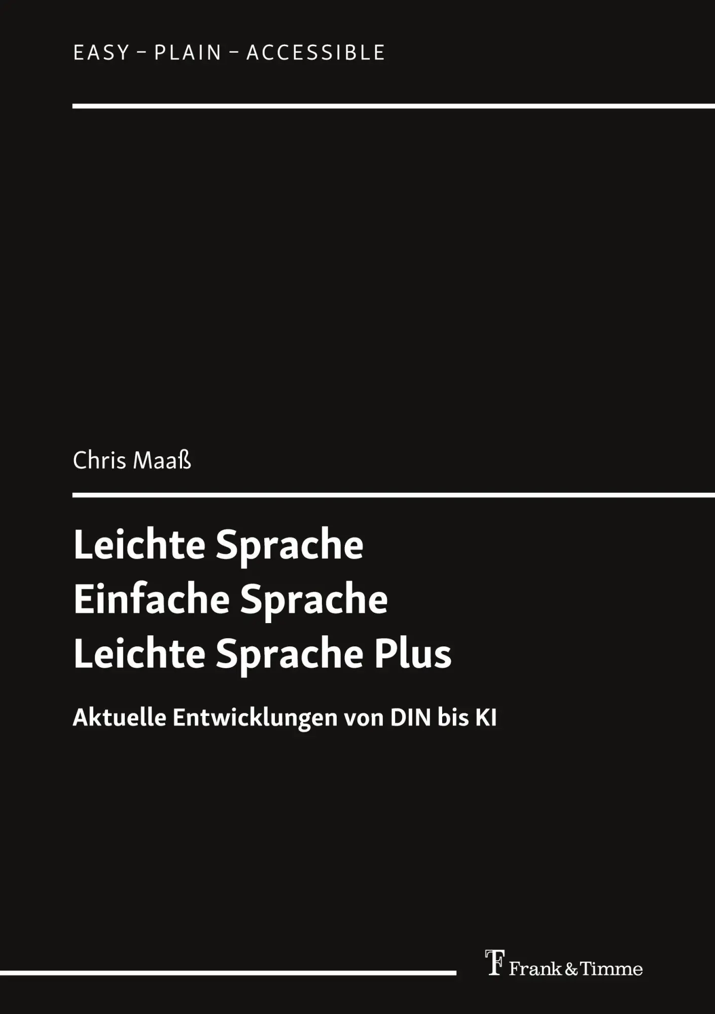 Cover: 9783732912353 | Leichte Sprache, Einfache Sprache, Leichte Sprache Plus | Chris Maaß
