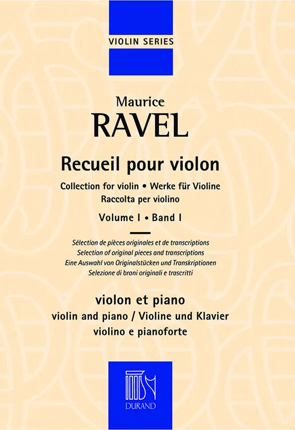 Cover: 9790044082353 | Collection For Violin, Vol. 1 | Maurice Ravel | Buch | 2013