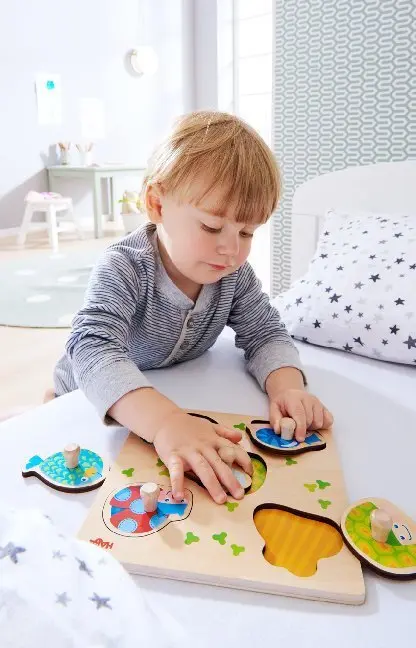 Bild: 4010168242453 | Greifpuzzle Bunte Tiere (Kinderpuzzle) | Spiel | Eingeschweißt | 2018