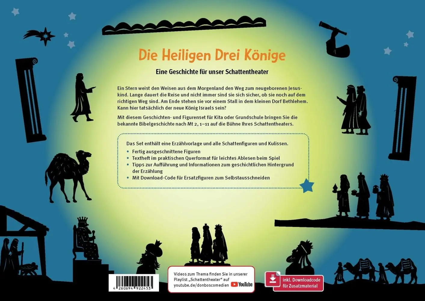 Bild: 4260694922453 | Die Heiligen Drei Könige. Eine Geschichte für unser Schattentheater