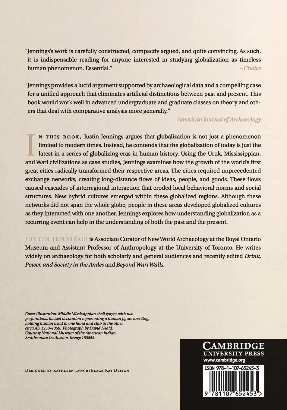 Rückseite: 9781107652453 | Globalizations and the Ancient World | Justin Jennings | Taschenbuch
