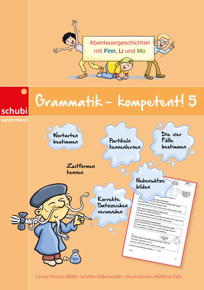 Cover: 9783039762453 | Grammatik - kompetent! 5 | Abenteuergeschichten mit Finn, Li und Mo