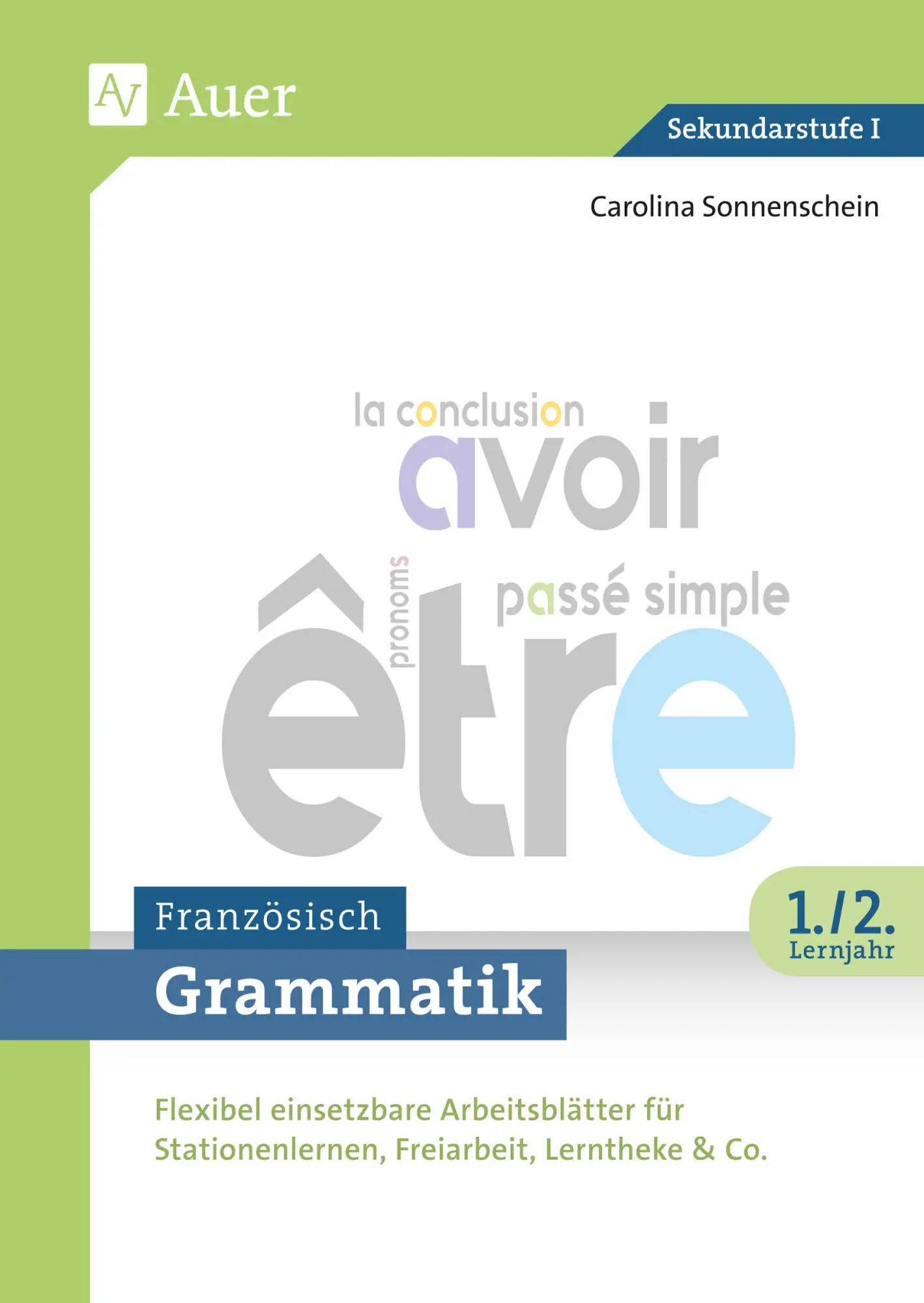 Cover: 9783403082453 | Grammatik Französisch 1.-2. Lernjahr | Carolina Sonnenschein | 80 S.