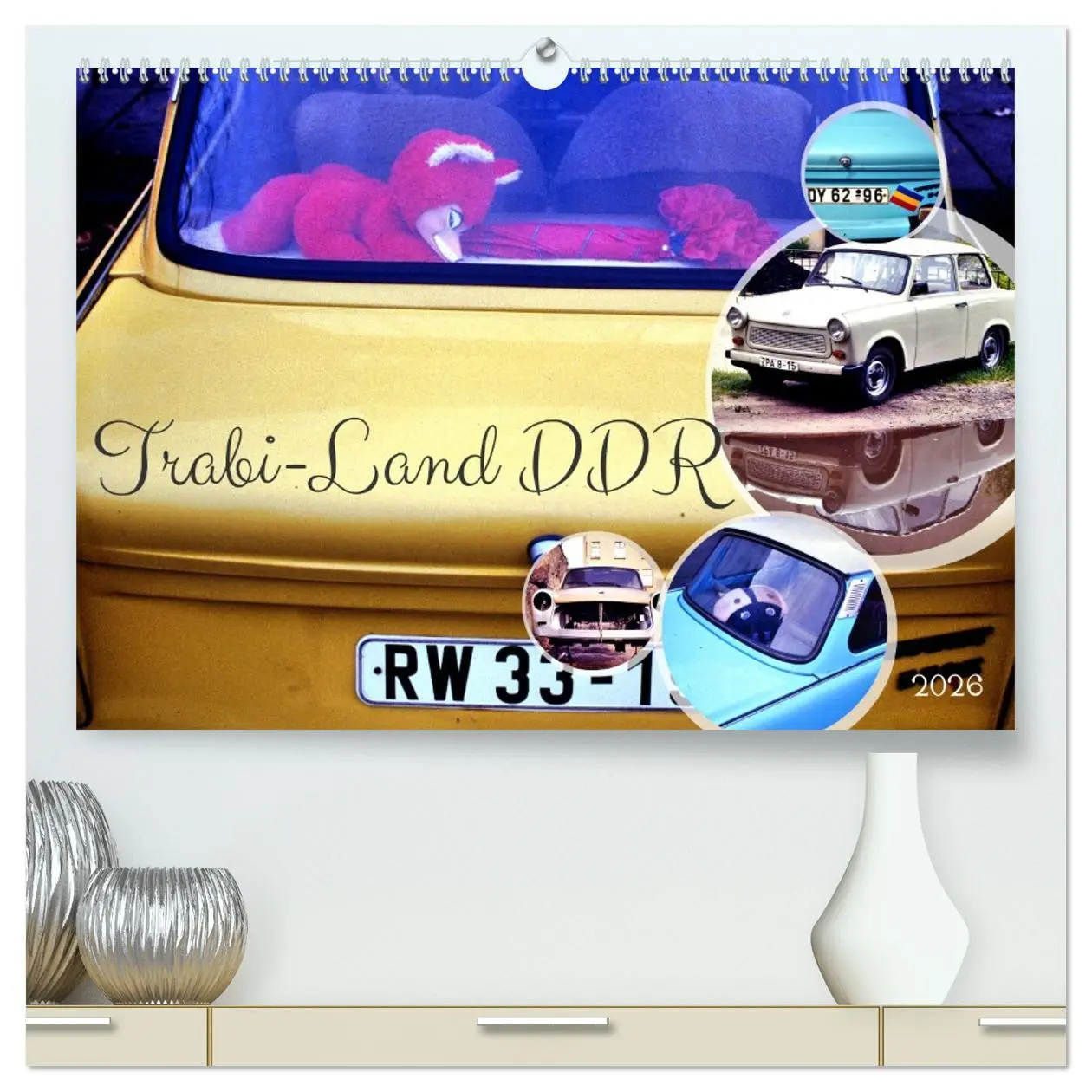 Cover: 9783457302453 | Trabi-Land DDR (hochwertiger Premium Wandkalender 2026 DIN A2...