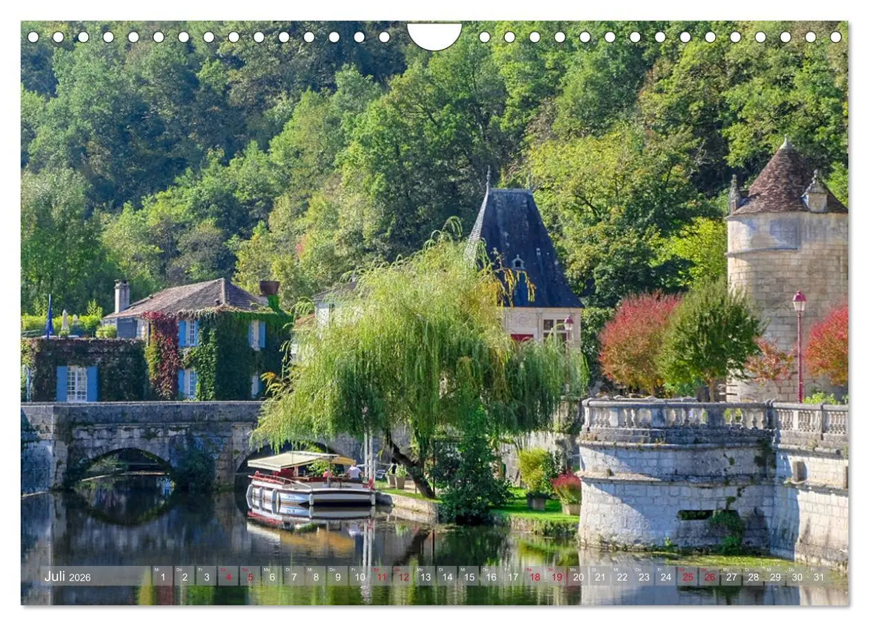Bild: 9783457782453 | Dordogne Mon Amour (Wandkalender 2026 DIN A4 quer), CALVENDO...