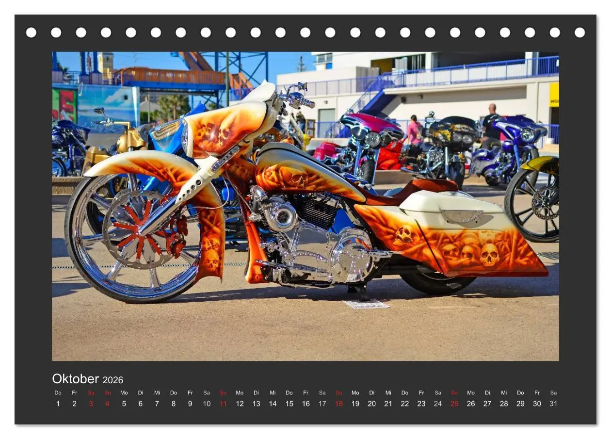 Bild: 9783516182453 | BEST OF HARLEY-DAVIDSON BAGGER-STYLE (Tischkalender 2026 DIN A5...