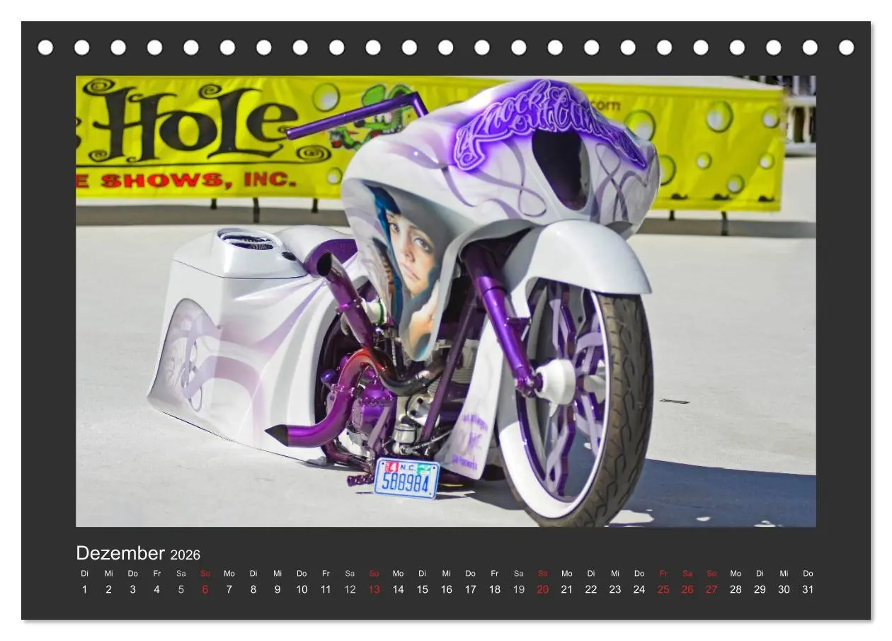 Bild: 9783516182453 | BEST OF HARLEY-DAVIDSON BAGGER-STYLE (Tischkalender 2026 DIN A5...