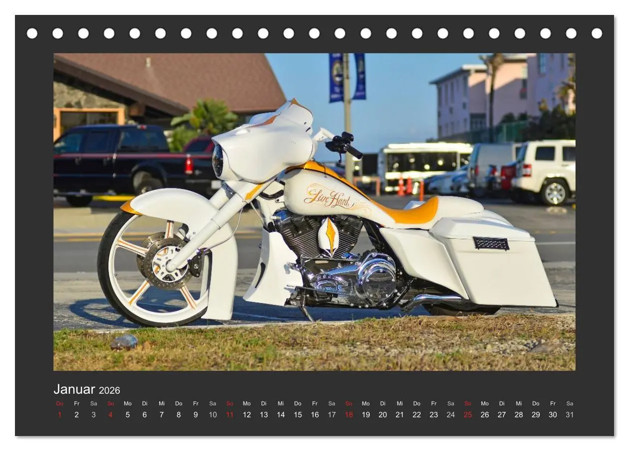 Bild: 9783516182453 | BEST OF HARLEY-DAVIDSON BAGGER-STYLE (Tischkalender 2026 DIN A5...