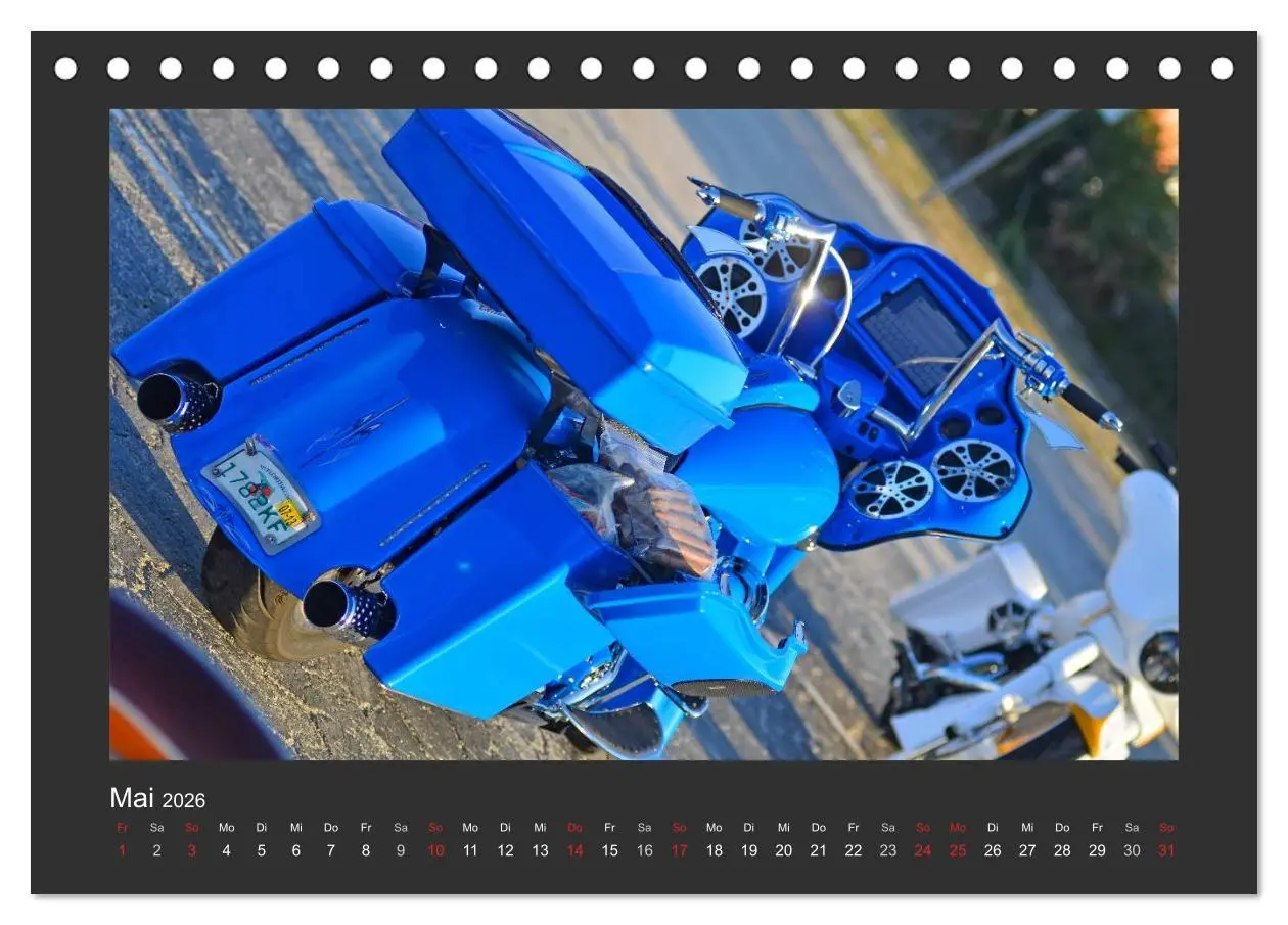 Bild: 9783516182453 | BEST OF HARLEY-DAVIDSON BAGGER-STYLE (Tischkalender 2026 DIN A5...