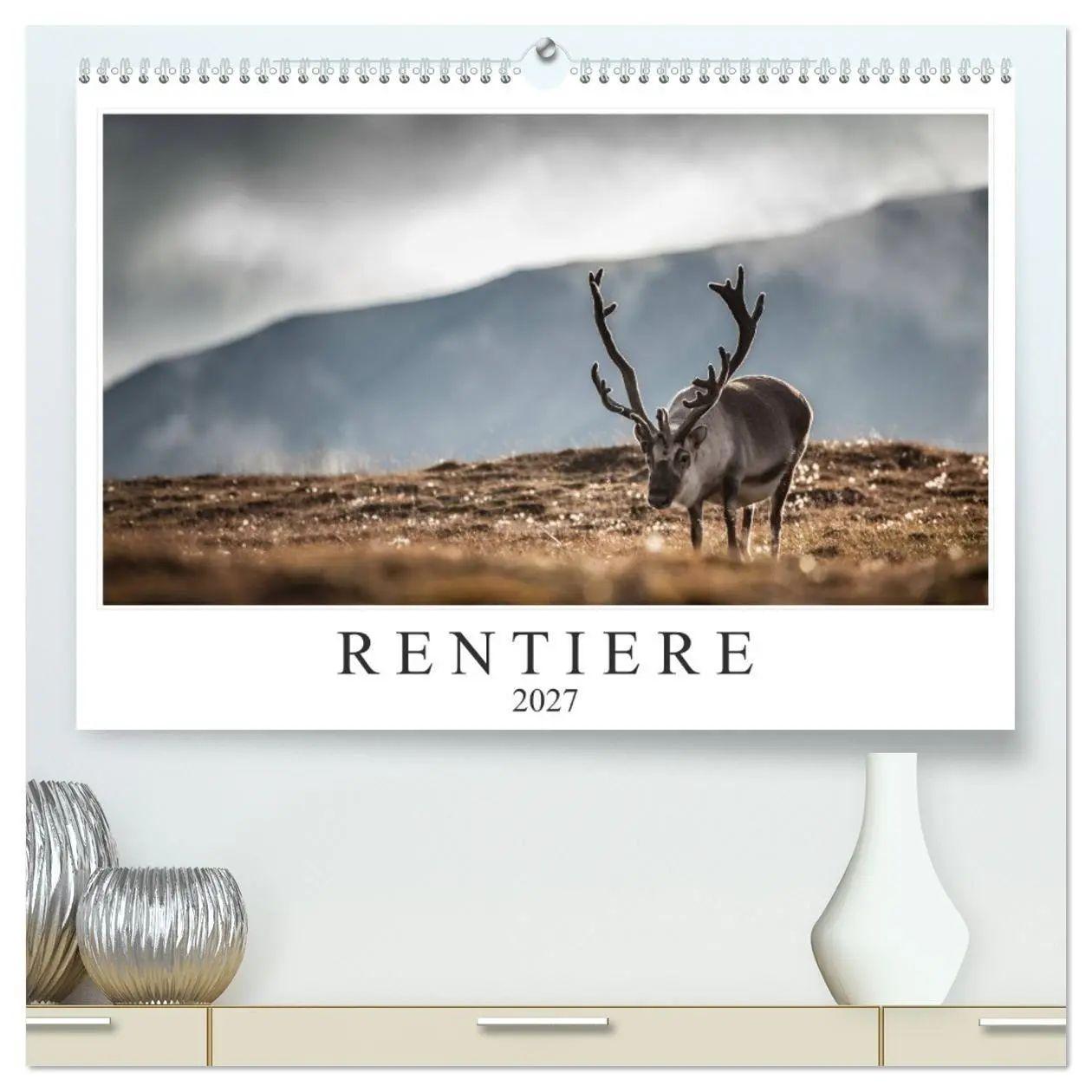 Cover: 9783569722453 | Rentiere (hochwertiger Premium Wandkalender 2027 DIN A2 quer),...