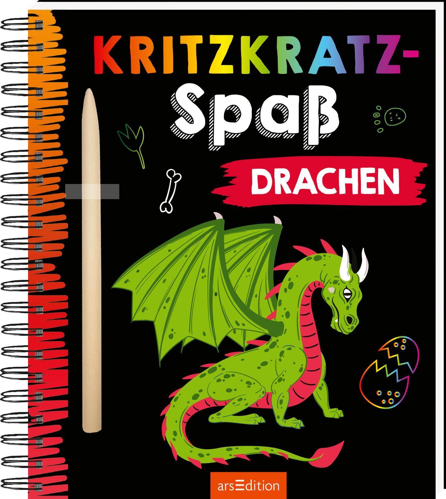 Cover: 9783845862453 | Kritzkratz-Spaß Drachen | Taschenbuch | Kritzkratz-Spaß | 36 S. | 2025