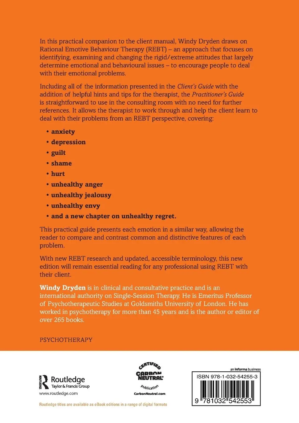 Rückseite: 9781032542553 | Dealing with Emotional Problems Using Rational Emotive Behaviour...
