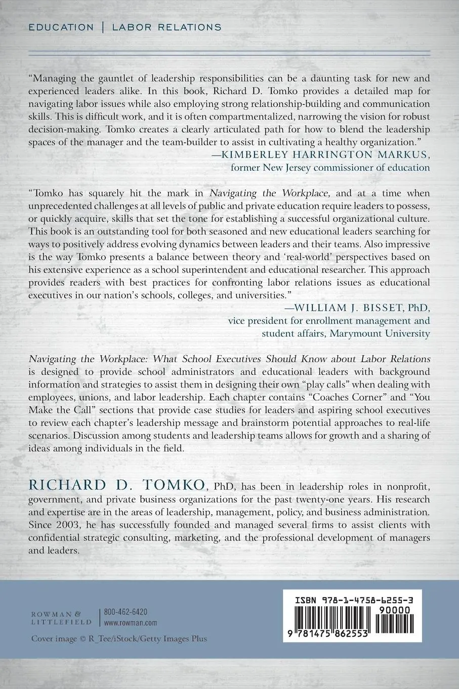 Rückseite: 9781475862553 | Navigating the Workplace | Richard D. Tomko | Taschenbuch | Englisch