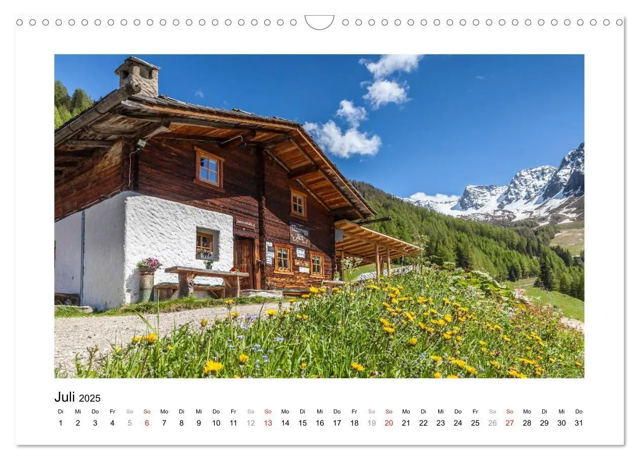 Bild: 9783435682553 | Schönes Landleben im Ahrntal (Wandkalender 2025 DIN A3 quer),...