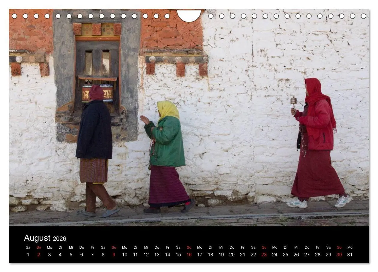 Bild: 9783516172553 | Bhutan 2026 - Land des Donnerdrachens (Wandkalender 2026 DIN A4...